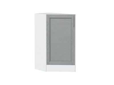 Шкаф нижний торцевой Сканди Белый, Grey Softwood В*Ш*Г 816*296*554, фасад МДФ  Grey Softwood, корпус  Белый ms2510VVT_41783