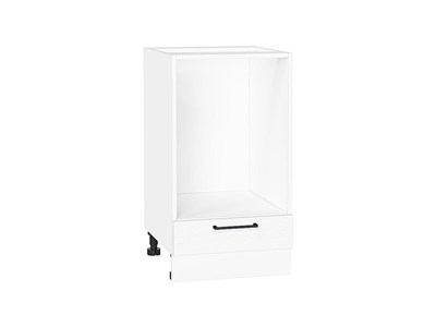 Шкаф нижний под духовку Сканди Белый, White Silkwood, 450 В*Ш*Г 816*450*476, фасад МДФ  White Silkwood, корпус  Белый ms2510VVT_70270