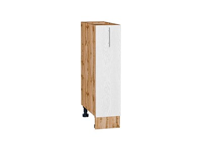 Шкаф нижний бутылочница Сканди Дуб Вотан, White Softwood, 200 В*Ш*Г 816*200*480, фасад МДФ  White Softwood, корпус  Дуб Вотан ms2510VVT_62983