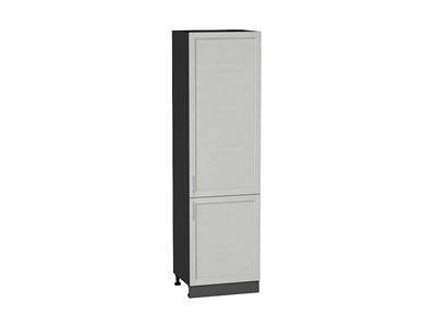 Шкаф пенал с 2-мя дверцами Сканди Graphite, Cappuccino Softwood, 2140, 600 В*Ш*Г 2132*600*576, фасад МДФ  Cappuccino Softwood, корпус  Graphite ms2510VVT_42066