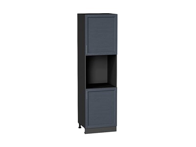 Шкаф пенал с 2-мя дверцами под технику Сканди Graphite, Graphite Softwood, 2140 В*Ш*Г 2132*600*576, фасад МДФ  Graphite Softwood, корпус  Graphite ms2510VVT_42079