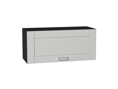 Шкаф верхний горизонтальный Лофт Graphite, Grey Silk, 360, 800 В*Ш*Г 358*800*320, фасад МДФ  Grey Silk, корпус  Graphite ms2510VVT_69547