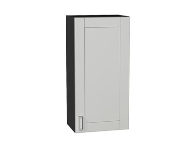 Шкаф верхний с 1-ой дверцей Лофт Graphite, Grey Silk, 920, 450 В*Ш*Г 920*450*320, фасад МДФ  Grey Silk, корпус  Graphite ms2510VVT_69604