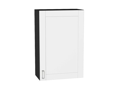 Шкаф верхний с 1-ой дверцей Лофт Graphite, White Silk, 920, 600 В*Ш*Г 920*600*320, фасад МДФ  White Silk, корпус  Graphite ms2510VVT_60028