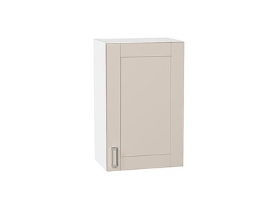 Шкаф верхний с 1-ой дверцей Лофт Белый, Cream Silk, 720, 450 В*Ш*Г 716*450*320, фасад МДФ  Cream Silk, корпус  Белый ms2510VVT_71437