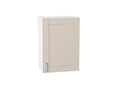 Шкаф верхний с 1-ой дверцей Лофт Белый, Cream Silk, 720, 500 В*Ш*Г 716*500*320, фасад МДФ  Cream Silk, корпус  Белый ms2510VVT_71438