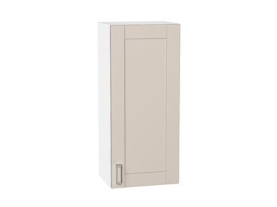 Шкаф верхний с 1-ой дверцей Лофт Белый, Cream Silk, 920, 400 В*Ш*Г 920*400*320, фасад МДФ  Cream Silk, корпус  Белый ms2510VVT_71442