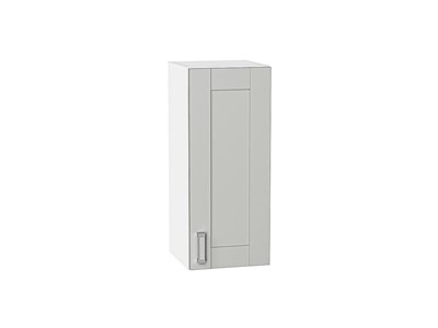 Шкаф верхний с 1-ой дверцей Лофт Белый, Grey Silk, 720, 300 В*Ш*Г 716*300*320, фасад МДФ  Grey Silk, корпус  Белый ms2510VVT_69572