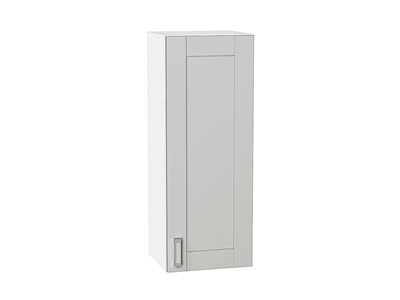 Шкаф верхний с 1-ой дверцей Лофт Белый, Grey Silk, 920, 350 В*Ш*Г 920*350*320, фасад МДФ  Grey Silk, корпус  Белый ms2510VVT_69580