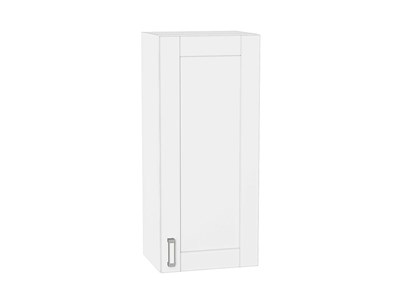 Шкаф верхний с 1-ой дверцей Лофт Белый, White Silk, 920, 400 В*Ш*Г 920*400*320, фасад МДФ  White Silk, корпус  Белый ms2510VVT_60015