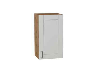 Шкаф верхний с 1-ой дверцей Лофт Дуб Вотан, Grey Silk, 720, 400 В*Ш*Г 716*400*320, фасад МДФ  Grey Silk, корпус  Дуб Вотан ms2510VVT_69586