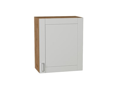 Шкаф верхний с 1-ой дверцей Лофт Дуб Вотан, Grey Silk, 720, 600 В*Ш*Г 716*600*320, фасад МДФ  Grey Silk, корпус  Дуб Вотан ms2510VVT_69589