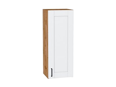 Шкаф верхний с 1-ой дверцей Лофт Дуб Вотан, Super White, 920, 350 В*Ш*Г 920*350*320, фасад МДФ  Super White, корпус  Дуб Вотан ms2510VVT_65237