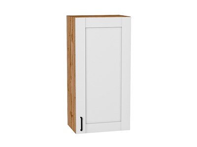 Шкаф верхний с 1-ой дверцей Лофт Дуб Вотан, Super White, 920, 450 В*Ш*Г 920*450*320, фасад МДФ  Super White, корпус  Дуб Вотан ms2510VVT_63176