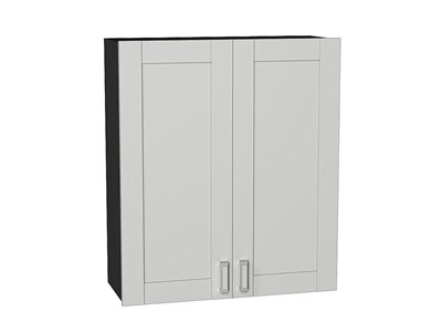 Шкаф верхний с 2-мя дверцами Лофт Graphite, Grey Silk, 920, 800 В*Ш*Г 920*800*320, фасад МДФ  Grey Silk, корпус  Graphite ms2510VVT_69637