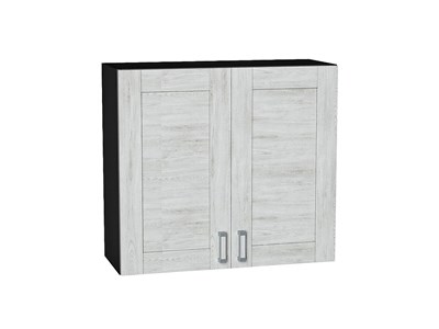 Шкаф верхний с 2-мя дверцами Лофт Graphite, Nordic Oak, 720, 800 В*Ш*Г 716*800*320, фасад МДФ  Nordic Oak, корпус  Graphite ms2510VVT_35974
