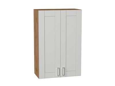 Шкаф верхний с 2-мя дверцами Лофт Дуб Вотан, Grey Silk, 920, 600 В*Ш*Г 920*600*320, фасад МДФ  Grey Silk, корпус  Дуб Вотан ms2510VVT_69632