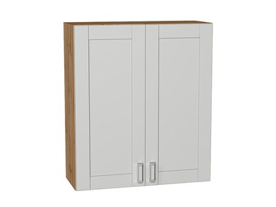 Шкаф верхний с 2-мя дверцами Лофт Дуб Вотан, Grey Silk, 920, 800 В*Ш*Г 920*800*320, фасад МДФ  Grey Silk, корпус  Дуб Вотан ms2510VVT_69633