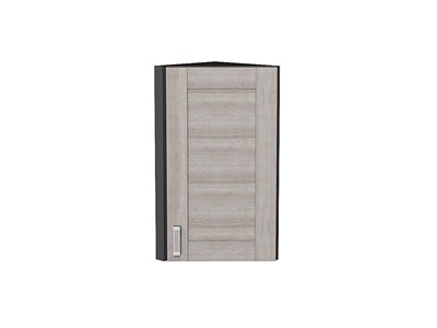 Шкаф верхний торцевой Лофт Graphite, Cappuccino Veralinga, 720 В*Ш*Г 716*300*306, фасад МДФ  Cappuccino Veralinga, корпус  Graphite ms2510VVT_48904