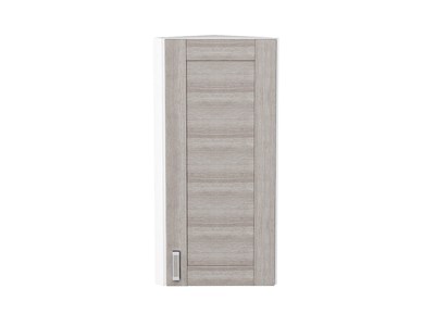 Шкаф верхний торцевой Лофт Белый, Cappuccino Veralinga, 920 В*Ш*Г 920*300*306, фасад МДФ  Cappuccino Veralinga, корпус  Белый ms2510VVT_48911