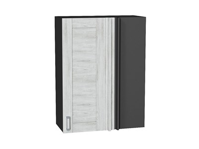 Шкаф верхний прямой угловой Лофт Graphite, Nordic Oak, 920 В*Ш*Г 920*700*345, фасад МДФ  Nordic Oak, корпус  Graphite ms2510VVT_60313