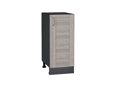 Шкаф нижний с 1-ой дверцей Лофт Graphite, Cappuccino Veralinga, 350 В*Ш*Г 816*350*480, фасад МДФ  Cappuccino Veralinga, корпус  Graphite ms2510VVT_65263