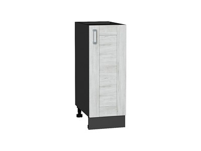 Шкаф нижний с 1-ой дверцей Лофт Graphite, Nordic Oak, 300 В*Ш*Г 816*300*480, фасад МДФ  Nordic Oak, корпус  Graphite ms2510VVT_36030