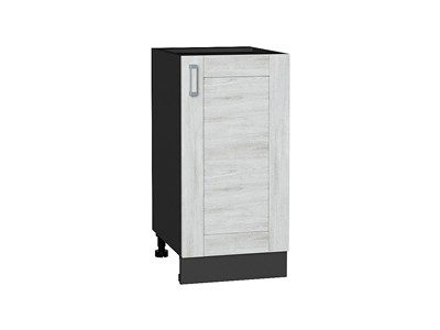 Шкаф нижний с 1-ой дверцей Лофт Graphite, Nordic Oak, 400 В*Ш*Г 816*400*480, фасад МДФ  Nordic Oak, корпус  Graphite ms2510VVT_36037