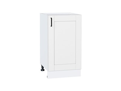 Шкаф нижний с 1-ой дверцей Лофт Белый, Super White, 450 В*Ш*Г 816*450*480, фасад МДФ  Super White, корпус  Белый ms2510VVT_55308
