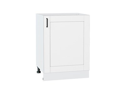 Шкаф нижний с 1-ой дверцей Лофт Белый, Super White, 600 В*Ш*Г 816*600*480, фасад МДФ  Super White, корпус  Белый ms2510VVT_55310