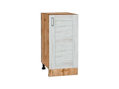 Шкаф нижний с 1-ой дверцей Лофт Дуб Вотан, Nordic Oak, 400 В*Ш*Г 816*400*480, фасад МДФ  Nordic Oak, корпус  Дуб Вотан ms2510VVT_63358