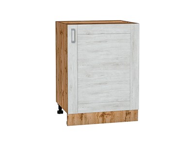 Шкаф нижний с 1-ой дверцей Лофт Дуб Вотан, Nordic Oak, 600 В*Ш*Г 816*600*480, фасад МДФ  Nordic Oak, корпус  Дуб Вотан ms2510VVT_63361