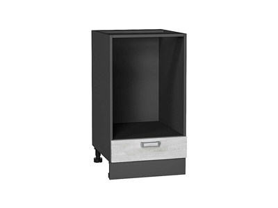 Шкаф нижний под духовку Лофт Graphite, Nordic Oak, 450 В*Ш*Г 816*450*476, фасад МДФ  Nordic Oak, корпус  Graphite ms2510VVT_67129