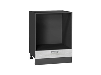 Шкаф нижний под духовку Лофт Graphite, Nordic Oak, 600 В*Ш*Г 816*600*476, фасад МДФ  Nordic Oak, корпус  Graphite ms2510VVT_36114