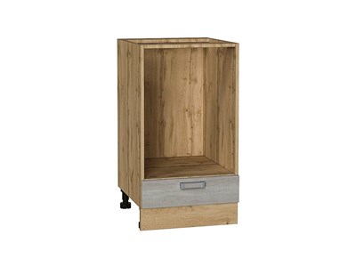 Шкаф нижний под духовку Лофт Дуб Вотан, Cappuccino Veralinga, 450 В*Ш*Г 816*450*476, фасад МДФ  Cappuccino Veralinga, корпус  Дуб Вотан ms2510VVT_67131