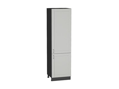 Шкаф пенал с 2-мя дверцами Лофт Graphite, Grey Silk, 2140, 600 В*Ш*Г 2132*600*576, фасад МДФ  Grey Silk, корпус  Graphite ms2510VVT_69755
