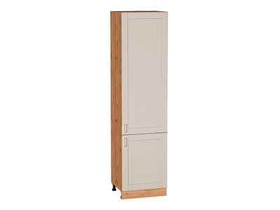 Шкаф пенал с 2-мя дверцами Лофт Дуб Вотан, Cream Silk, 2340, 600 В*Ш*Г 2336*600*576, фасад МДФ  Cream Silk, корпус  Дуб Вотан ms2510VVT_71618