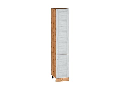 Шкаф пенал с 2-мя дверцами Лофт Дуб Вотан, Nordic Oak, 2140, 400 В*Ш*Г 2132*400*576, фасад МДФ  Nordic Oak, корпус  Дуб Вотан ms2510VVT_63428