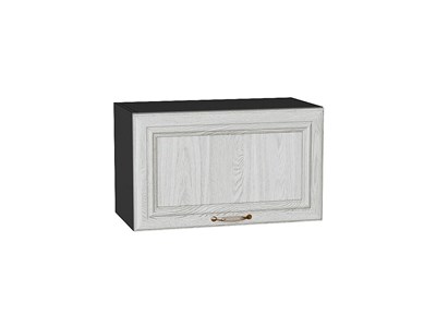 Шкаф верхний горизонтальный Шале Graphite, White Dreamline, 600 В*Ш*Г 358*600*320, фасад МДФ  White Dreamline, корпус  Graphite ms2510VVT_53731