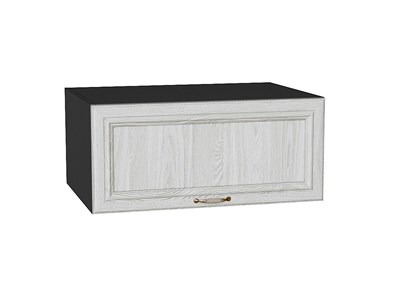 Шкаф верхний горизонтальный глубокий Шале Graphite, White Dreamline, 800 В*Ш*Г 358*800*576, фасад МДФ  White Dreamline, корпус  Graphite ms2510VVT_53696