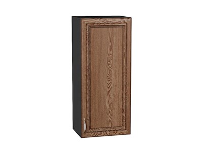Шкаф верхний с 1-ой дверцей Шале Graphite, Brown Dreamline, 920, 400 В*Ш*Г 920*400*320, фасад МДФ  Brown Dreamline, корпус  Graphite ms2510VVT_53783