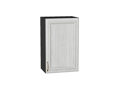 Шкаф верхний с 1-ой дверцей Шале Graphite, White Dreamline, 720, 450 В*Ш*Г 716*450*320, фасад МДФ  White Dreamline, корпус  Graphite ms2510VVT_53759