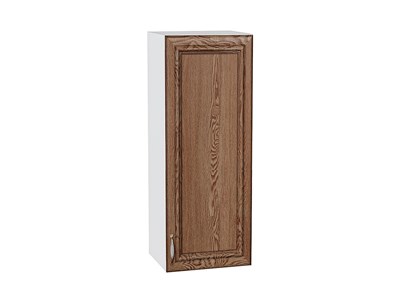 Шкаф верхний с 1-ой дверцей Шале Белый, Brown Dreamline, 920, 350 В*Ш*Г 920*350*320, фасад МДФ  Brown Dreamline, корпус  Белый ms2510VVT_65271