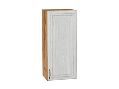 Шкаф верхний с 1-ой дверцей Шале Дуб Вотан, White Dreamline, 920, 400 В*Ш*Г 920*400*320, фасад МДФ  White Dreamline, корпус  Дуб Вотан ms2510VVT_61296