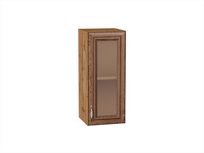 Шкаф верхний с 1-ой остекленной дверцей Шале Дуб Вотан, Brown Dreamline, 720, 300 В*Ш*Г 716*300*320, фасад МДФ/Стекло  Brown Dreamline, корпус  Дуб Вотан ms2510VVT_61311