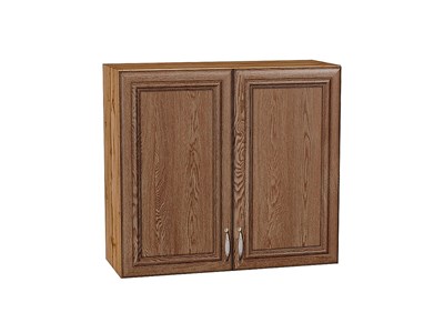 Шкаф верхний с 2-мя дверцами Шале Дуб Вотан, Brown Dreamline, 720, 800 В*Ш*Г 716*800*320, фасад МДФ  Brown Dreamline, корпус  Дуб Вотан ms2510VVT_61329