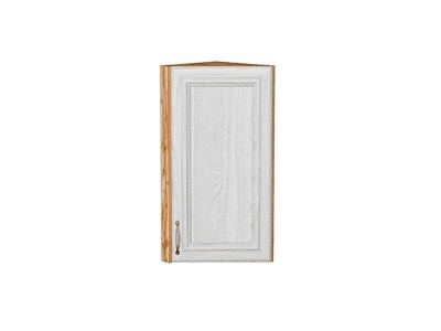 Шкаф верхний торцевой Шале Дуб Вотан, White Dreamline, 720 В*Ш*Г 716*300*306, фасад МДФ  White Dreamline, корпус  Дуб Вотан ms2510VVT_61339
