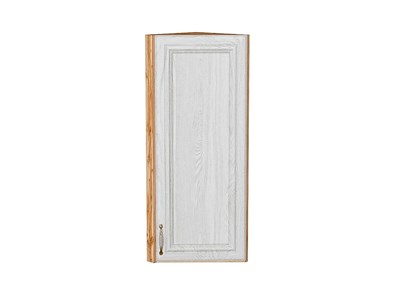 Шкаф верхний торцевой Шале Дуб Вотан, White Dreamline, 920 В*Ш*Г 920*300*306, фасад МДФ  White Dreamline, корпус  Дуб Вотан ms2510VVT_61342