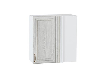Шкаф верхний прямой угловой Шале Белый, White Dreamline, 720 В*Ш*Г 716*700*345, фасад МДФ  White Dreamline, корпус  Белый ms2510VVT_60342