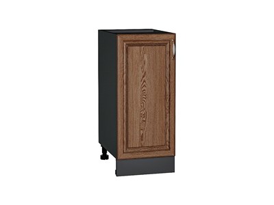 Шкаф нижний с 1-ой дверцей Шале Graphite, Brown Dreamline, 350 В*Ш*Г 816*350*480, фасад МДФ  Brown Dreamline, корпус  Graphite ms2510VVT_65281